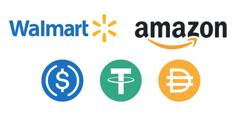 Walmart, Amazon, stablecoin, crypto, cripto, criptovalute, blockchain