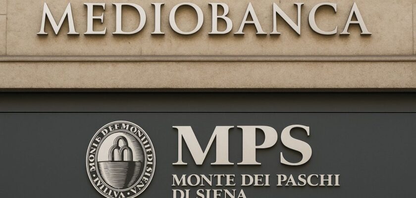Insegna MedioBanca e MPS