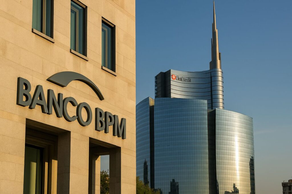 un edificio con scritta Banco BPM