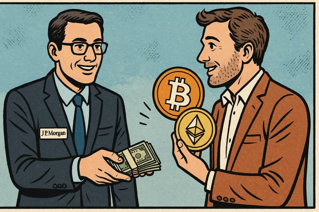 Ethereum, bitcoin, crypto, jpmorgan, cripto, criptovalute,