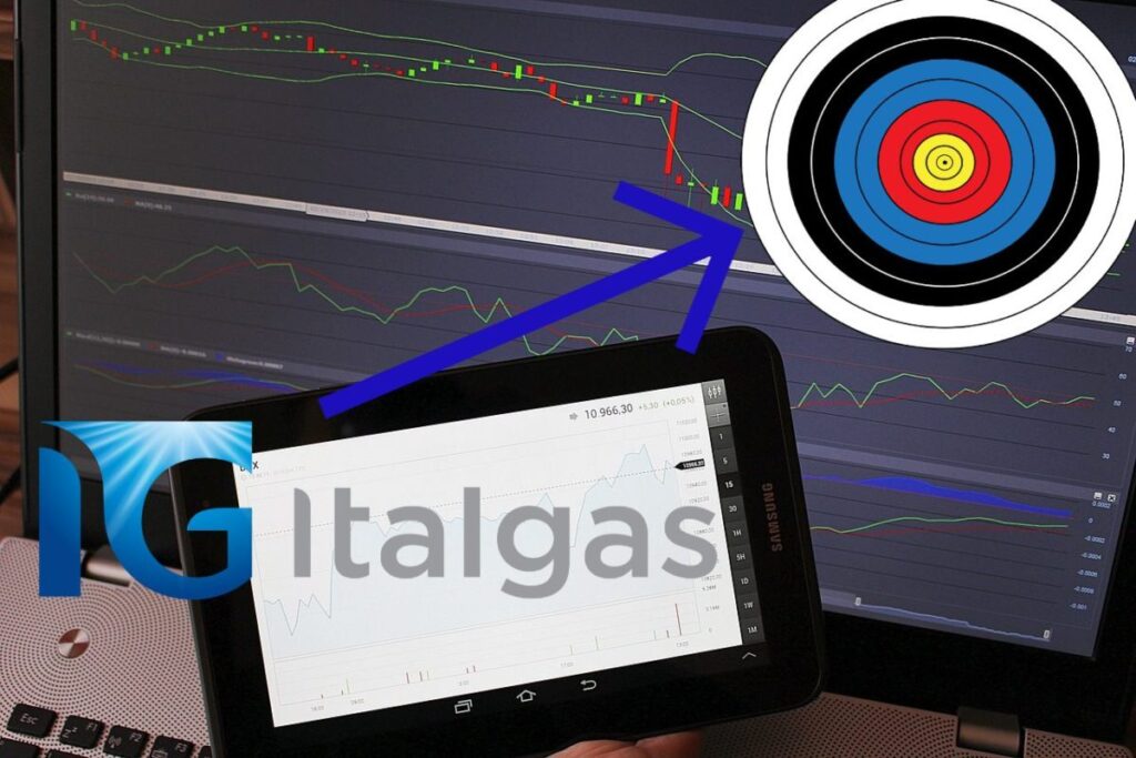 logo Italgas e mirino