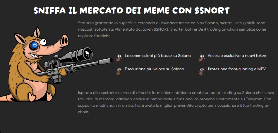 BOT TRADING, meme coin solana, crypto, meme coin, snorter