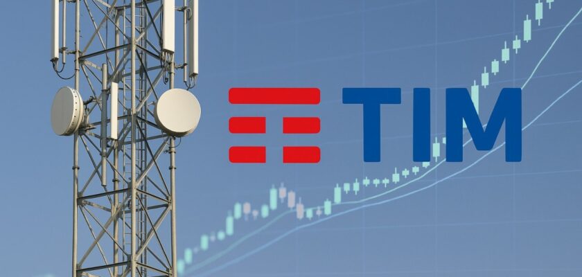 antenna tlc e logo di TIM