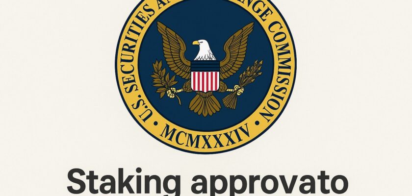 SEC apre a liquid staking: nuova fiducia su Ethereum e Solana