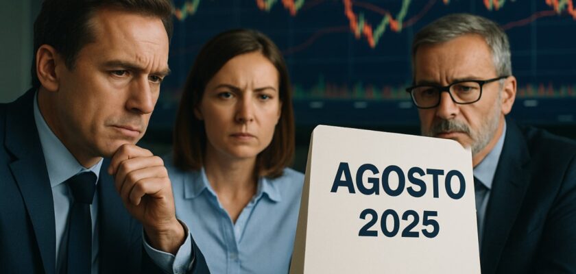 investitori che pensano e grafico volatilità