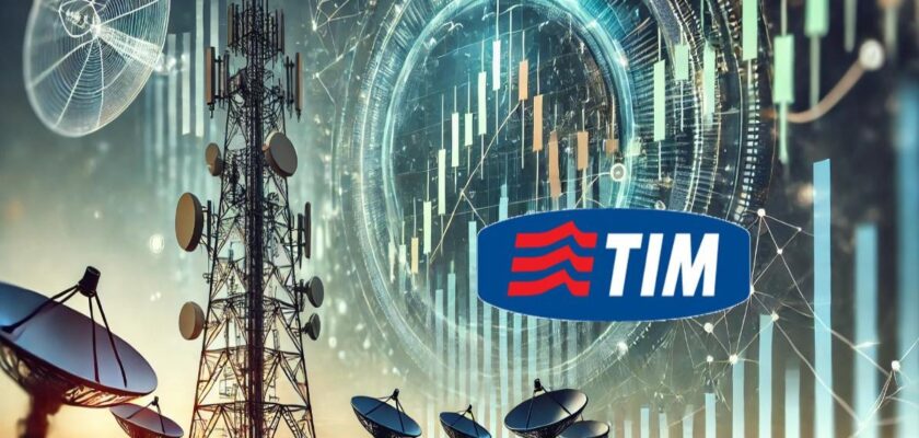 antenne tlc e logo di TIM