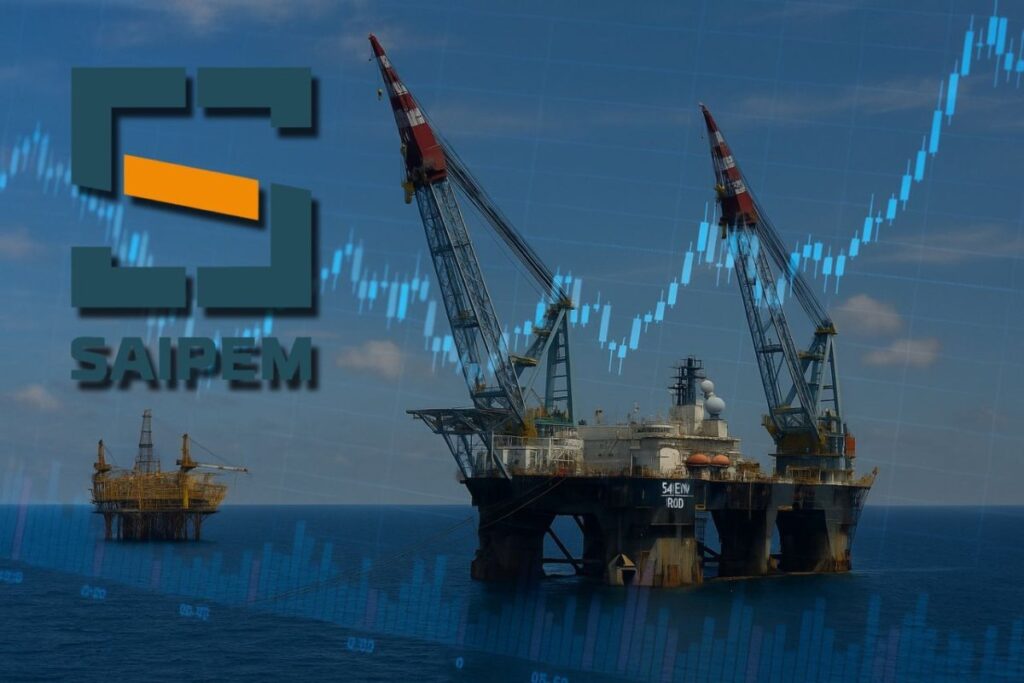 trivella con logo di Saipem