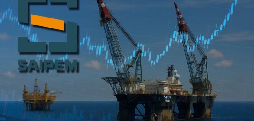 trivella con logo di Saipem