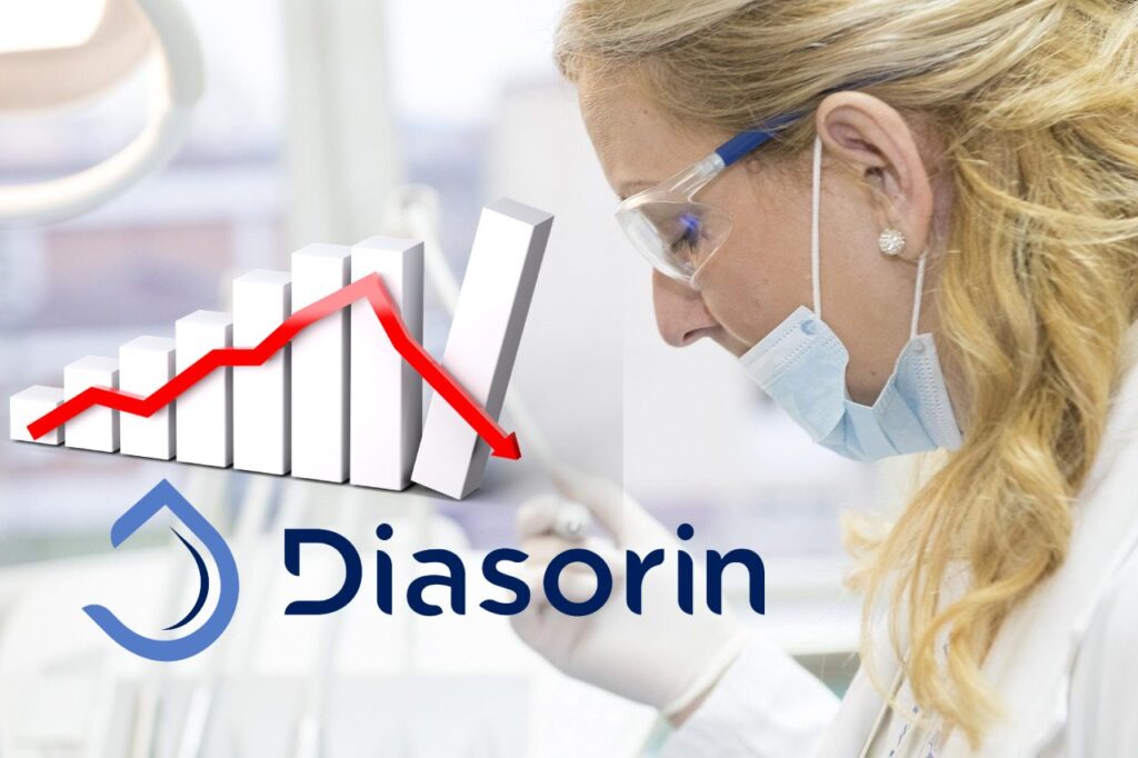 analista diagnostico e logo di Diasorin