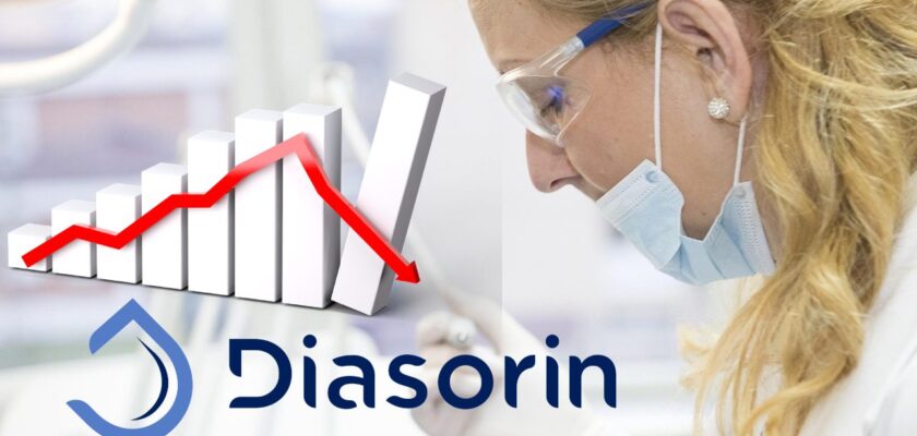 analista diagnostico e logo di Diasorin