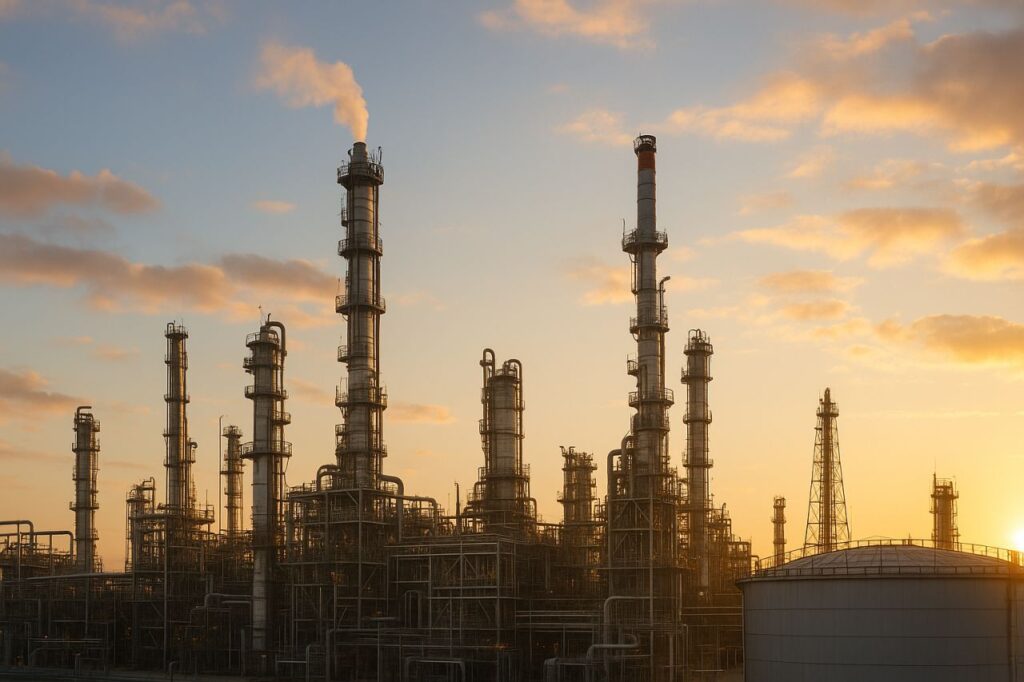 impianto di raffinazione petrolifera