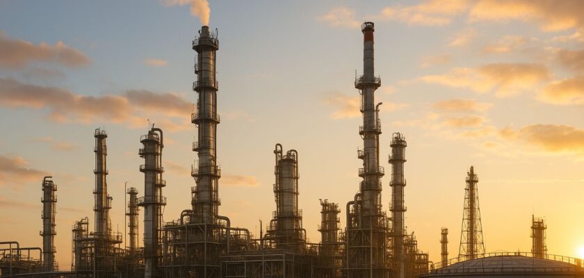 impianto di raffinazione petrolifera