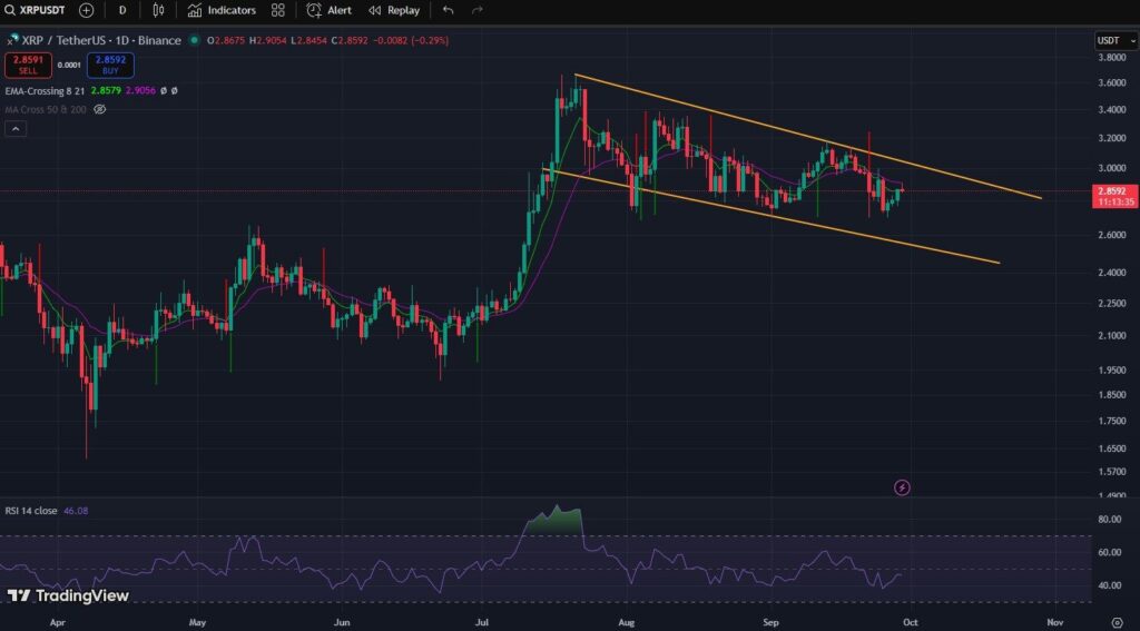 XRP, prezzo XRP, ripple, crypto, cripto, criptovalute, etf XRP, etf ripple, previsione XRP, analisi XRP
