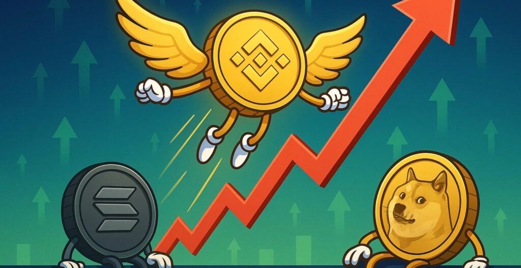 Dogecoin, bnb, solana, crypto, criptovalute, cripto