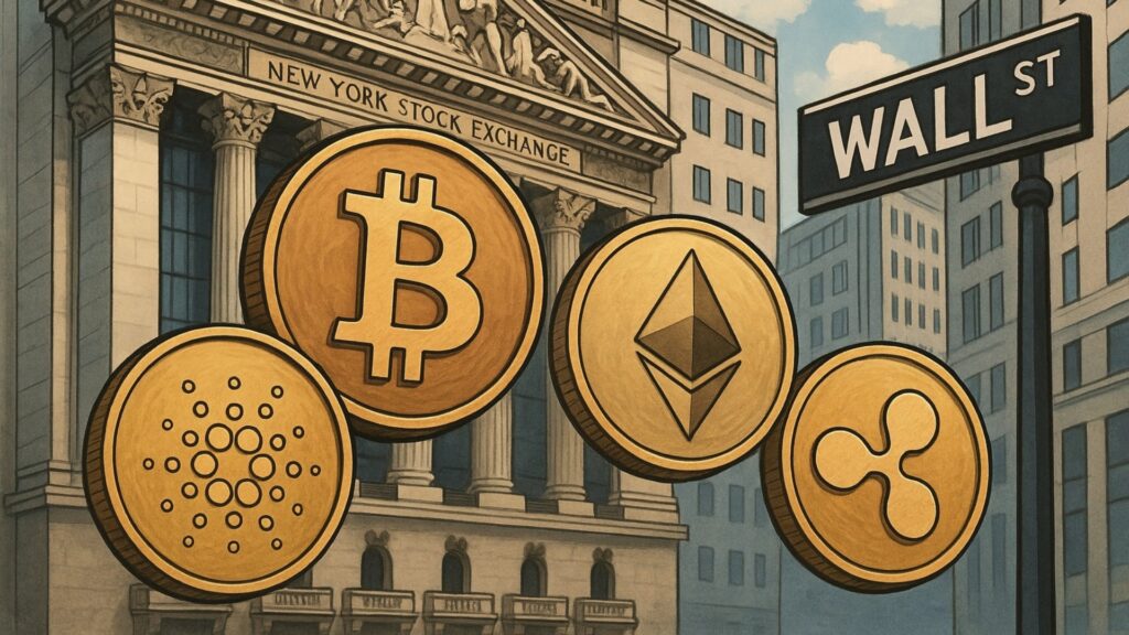 Crypto, blockchain, criptovalute, cripto, bitcoin, ethereum, S&P, digital markets 50 index