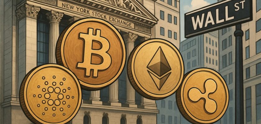 Crypto, blockchain, criptovalute, cripto, bitcoin, ethereum, S&P, digital markets 50 index