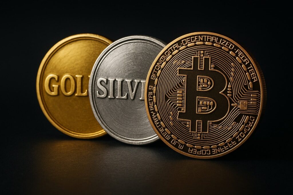 argento, oro, bitcoin, prezzo record oro, prezzo record argento, prezzo record bitcoin, massimo storico oro, massimo storico argento