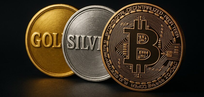 argento, oro, bitcoin, prezzo record oro, prezzo record argento, prezzo record bitcoin, massimo storico oro, massimo storico argento