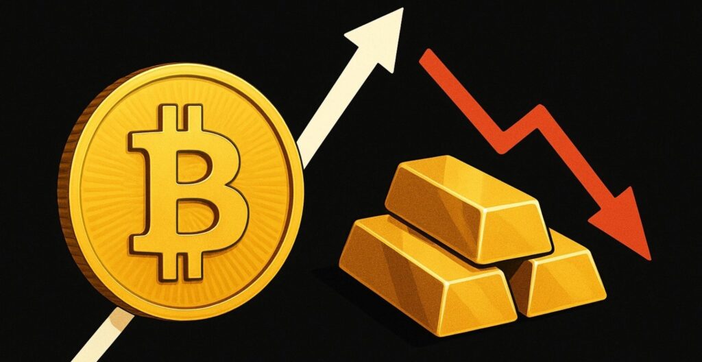 Bitcoin, oro, prezzo oro, prezzo Bitcoin, valore Bitcoin, crollo oro, crypto, criptovalute, cripto