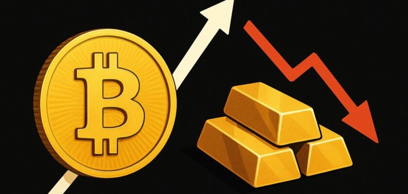 Bitcoin, oro, prezzo oro, prezzo Bitcoin, valore Bitcoin, crollo oro, crypto, criptovalute, cripto