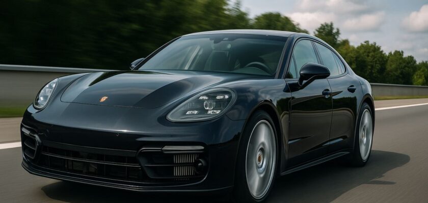 Una Porsche su strada