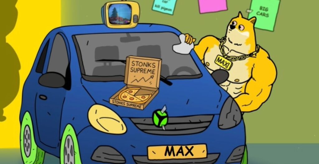 maxi doge, doge, dogecoin, crypto, meme coin, criptovalute,