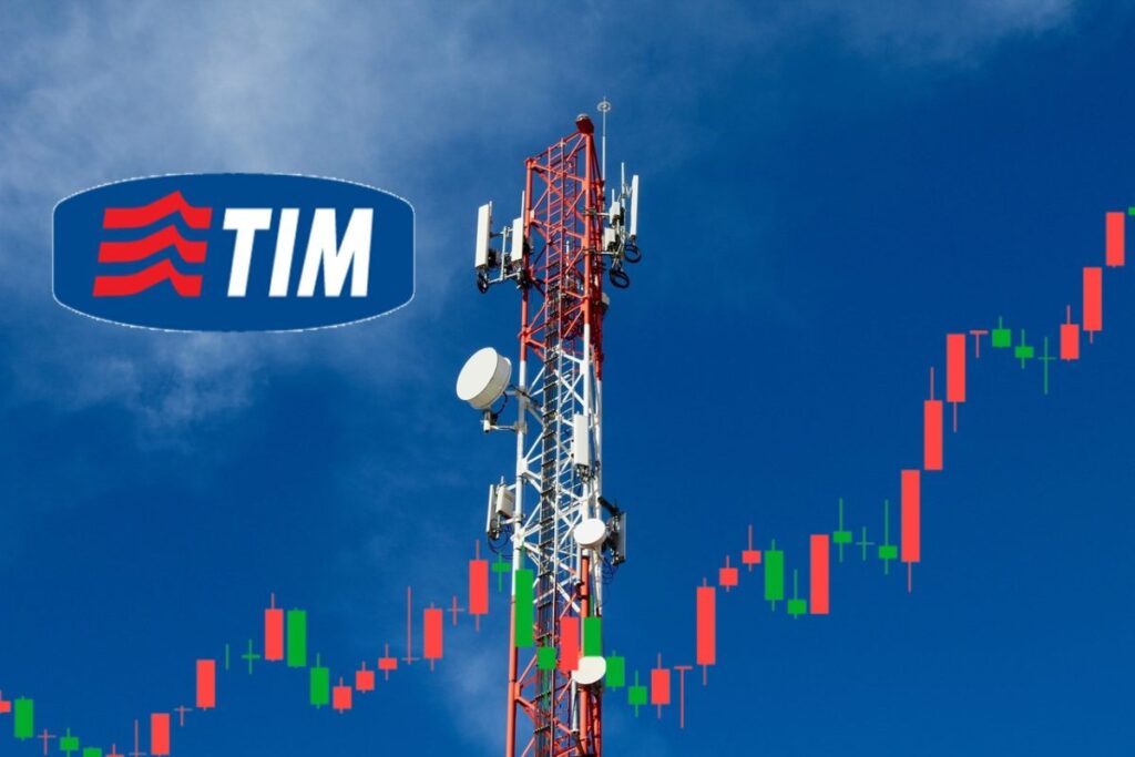 antenna tlc e logo di TIM