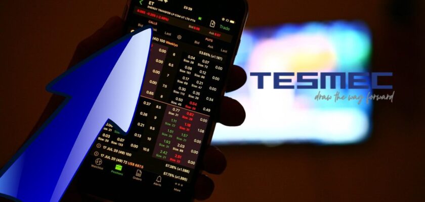 mobile trading e logo Tesmec