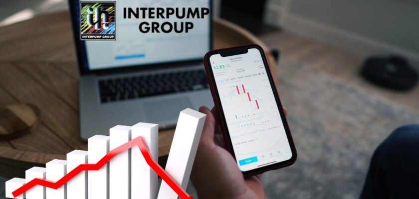 logo Interpump su un laptop