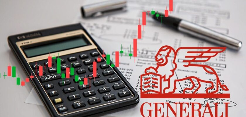 calcolatrice e logo Generali