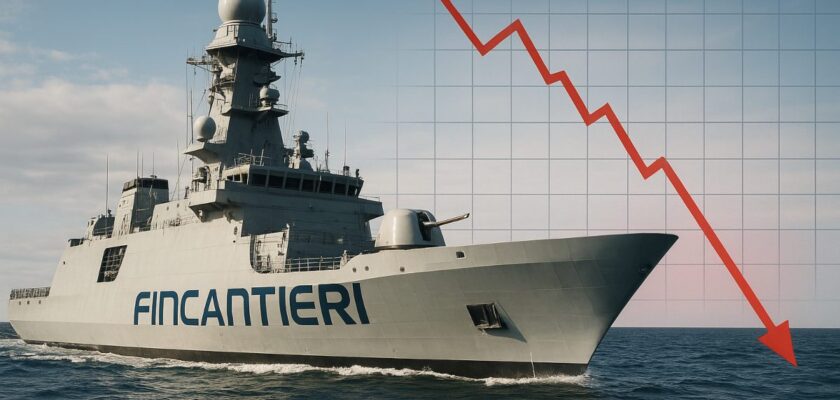 nave con logo Fincantieri