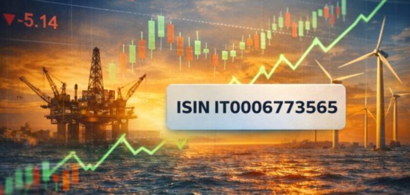 energia e grafico di borsa