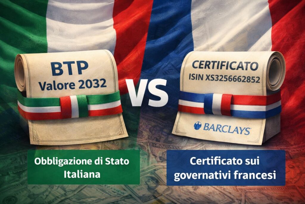 BTP Valore VS certificato ISIN XS3256662852